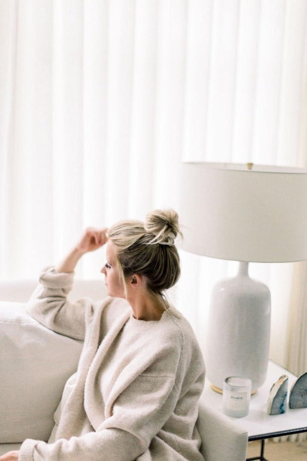 Cashmere Cream Scrunchie - Classic - Chelsea King Inc.