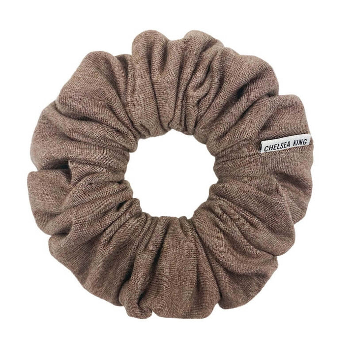 Leisure Club Heather Brown Scrunchie - Classic