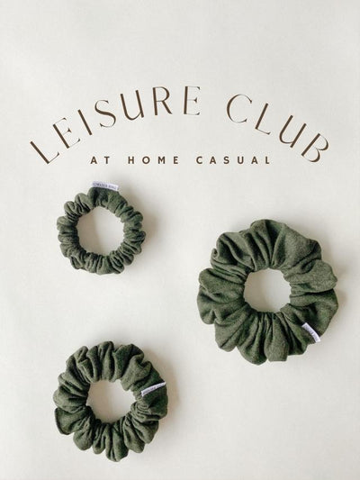 Leisure Club Heather Forest Scrunchie - Thin