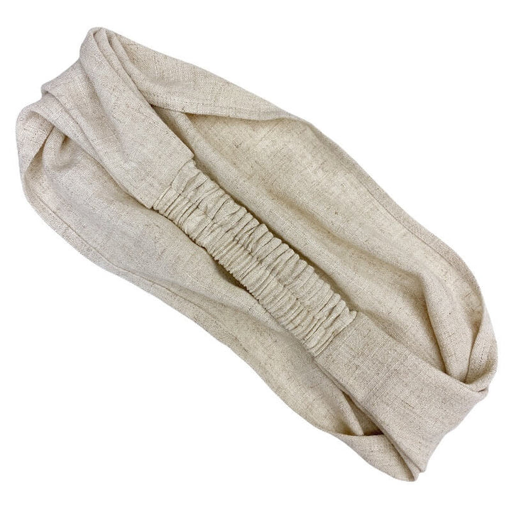 Natural Linen Sand Hairband