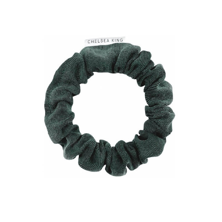 Luxe Emerald Scrunchie - Thin