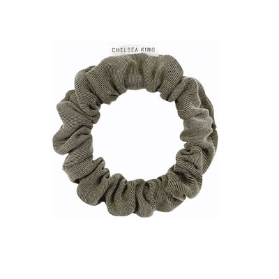 Luxe Olive Scrunchie - Thin