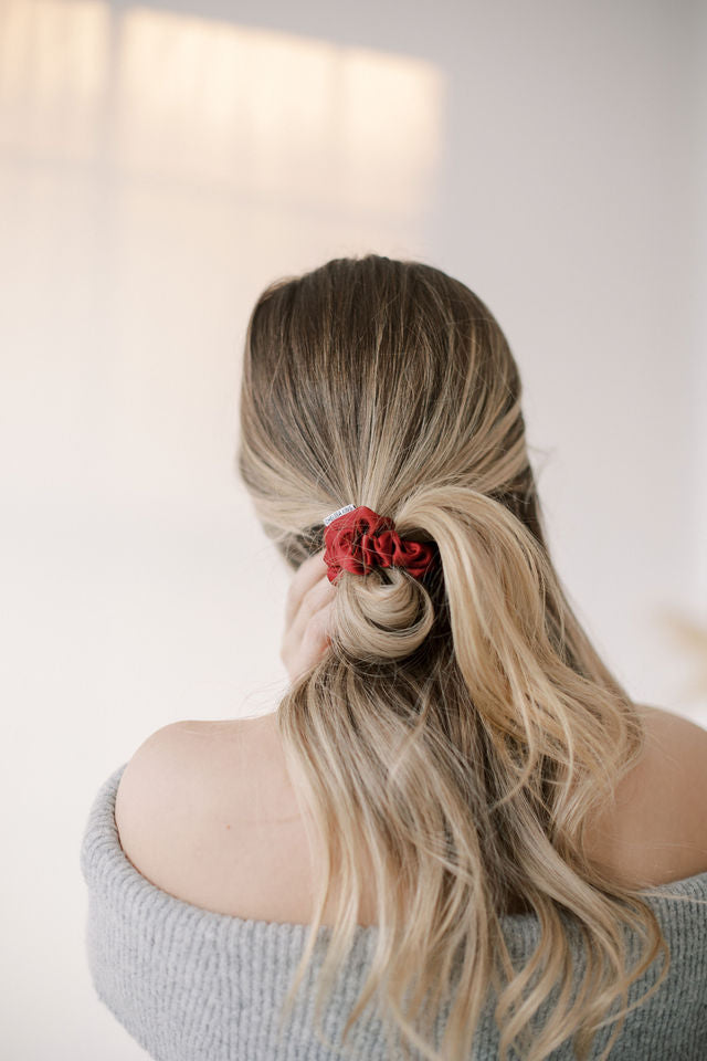 Chouchou Satin Sleep Scarlet - Fin